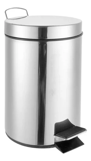 Lixeira Inox Pedal com Balde 5 Litros - Imagem 2