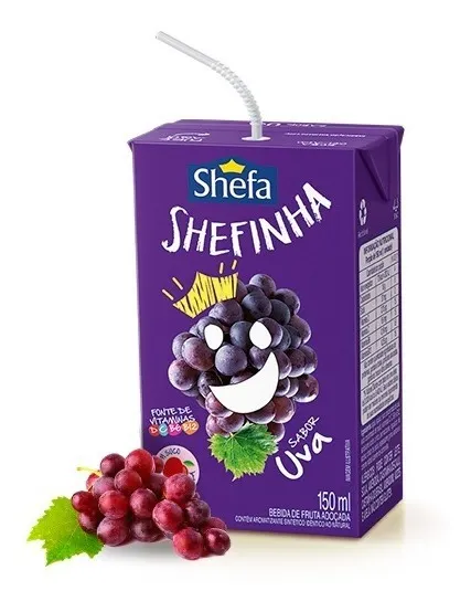 25ac5224d50f832ebdfa34230a13516f.webp Shefinha Suco De Uva Shefa 150 ML - Imagem 1