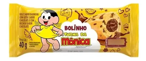 44e7c94839f8895e643b61b2399692cb.webp Bolinho Sabor Baunilha com Recheio Sabor Chocolate e Gotas Sabor Chocolate 40 g - Imagem 1
