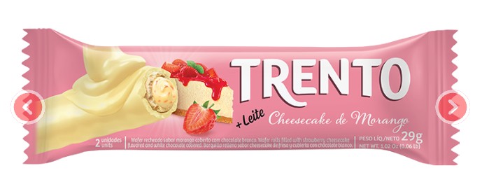 468b78a2e3d858ea4cb69d6179c027fe.jpg Chocolate Trento Chessecake De Morango 29G - Imagem 1