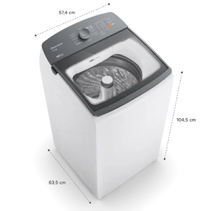 Máquina de Lavar 14Kg Brastemp Branca com Smart Sensor e Design Compacto BWF14ABANA Branco 220V - Imagem 7