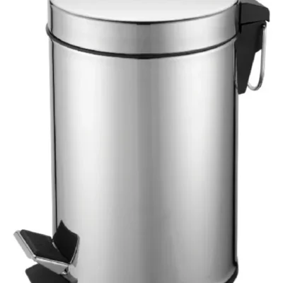 Lixeira Inox Pedal com Balde 5 Litros