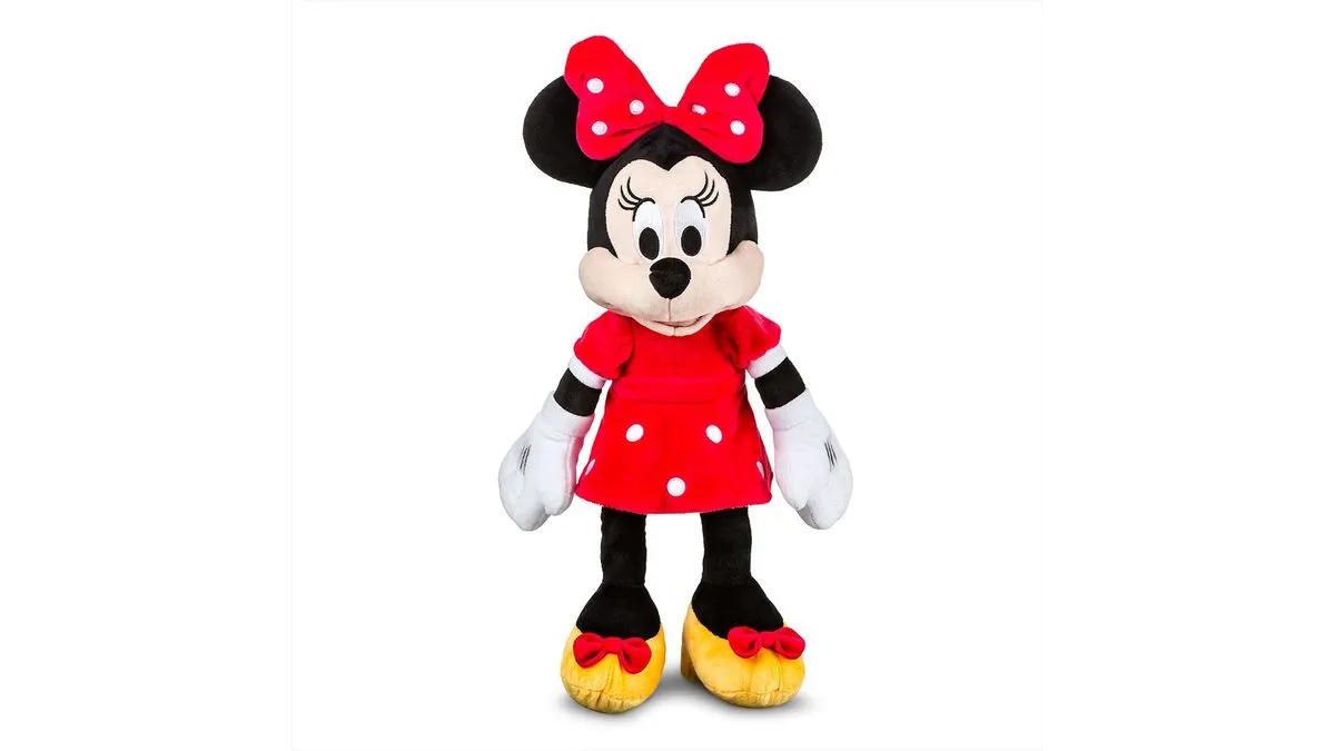 75e8a787277d6b9de16c2fef07ca497a.webp Minnie de Pelúcia Com Mecanismo Com Luz e Som 40cm Multikids - BR2348 - Imagem 1