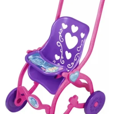 Carrinho de Boneca Infantil Lilás 43cm