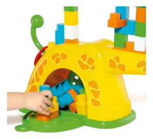 Brinquedo Girafa Atividades Bebê Com 15 Blocos - Imagem 4