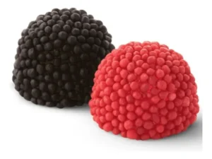 Bala Gelatinas Mini Amoras Amoras Vermelhas E Blueberry 15G - Imagem 2