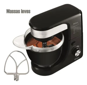 Batedeira Planetária 12 Veloc Php500 500w Preta Philco 220V - Imagem 6