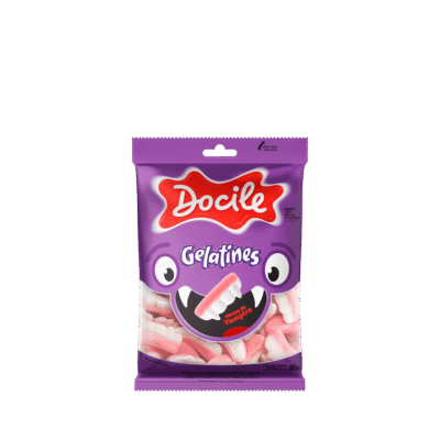 Balas Gelatines Dentes de Vampiro 80G Docile