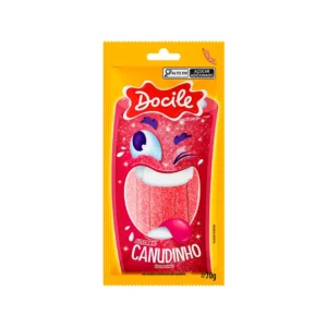 Canudinho Morango Cítrico 70g - Docile