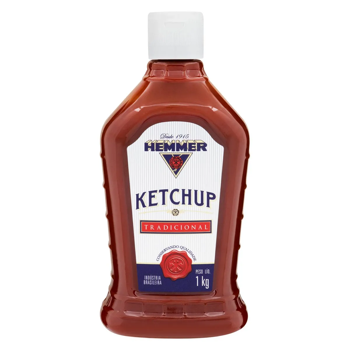 aec57863eee93e8524101de75a9f60fe.webp Ketchup Tradicional Hemmer 1kg - Imagem 1