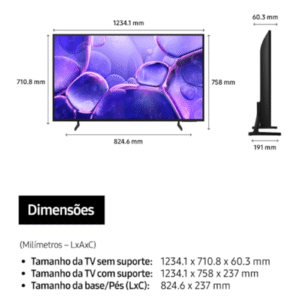 Smart TV 55" 4K Samsung UN55U8600FGXZD Crystal HDR Tizen Alexa e Xbox Gaming - Imagem 4