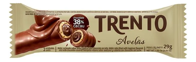 b1d15521a5e80c4f6dc31a9e6b1faab3.webp Chocolate Trento, Avelãs, 29G - Imagem 1