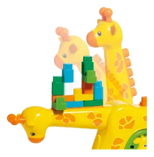 Brinquedo Girafa Atividades Bebê Com 15 Blocos - Imagem 6
