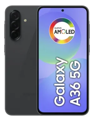Smartphone Samsung Galaxy A36 256GB 5G 8GB RAM Preto 6,7" Câm. Tripla + Selfie 12MPSM-A366E/DS SM-A366EZKLZTO