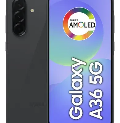 Smartphone Samsung Galaxy A36 256GB 5G 8GB RAM Preto 6,7" Câm. Tripla + Selfie 12MPSM-A366E/DS SM-A366EZKLZTO