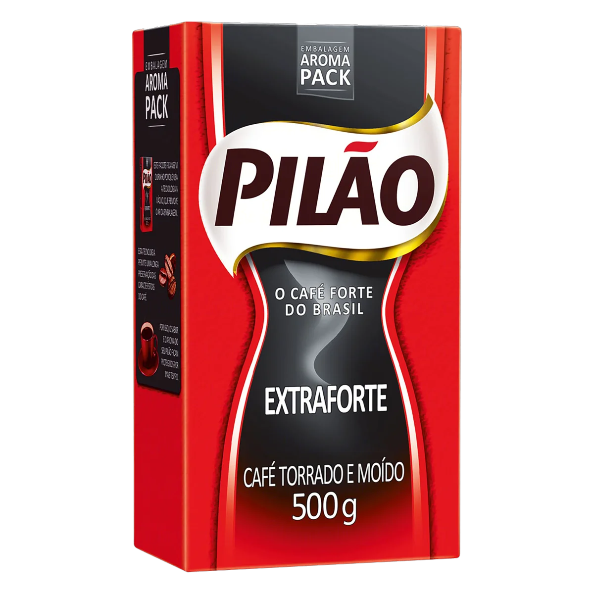 e39b49a8df6683df2bbb6f82fa5aead0.webp Café Torrado e Moído a Vácuo Extraforte Pilão Pacote 500g - Imagem 1