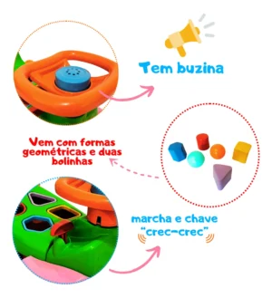 Carrinho Totokinha Infantil - Imagem 5