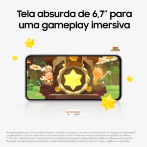 Smartphone Samsung Galaxy A36 256GB 5G 8GB RAM Preto 6,7" Câm. Tripla + Selfie 12MPSM-A366E/DS SM-A366EZKLZTO - Imagem 5