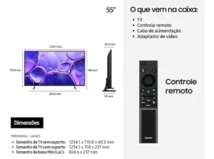 Smart TV 55" Crystal UHD 4K U8100F 2025, Xbox Cloud Gaming UN55U8100FGXZD - Imagem 5