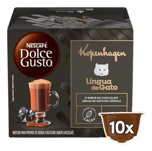 1a5455a72bf526ec60a71e42c37f7ab1.webp Capsulas Nescafé Dolce Gusto Kopenhagen Língua de Gato 10 Cápsulas - Imagem 1