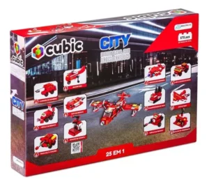 Blocos de Montar Cubic 25 em 1 Brigada de Incêndio 572 Peças Multikids - BR1614 - Imagem 2