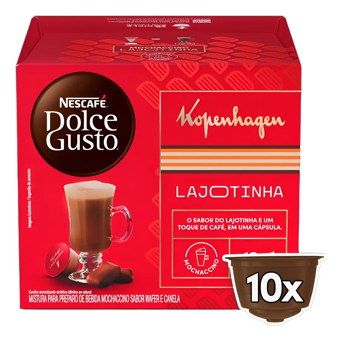 24032234256fc3340747f3d6d7c5e689.webp Capsulas Nescafé Dolce Gusto Kopenhagen Lajotinha 10 Cápsulas - Imagem 1