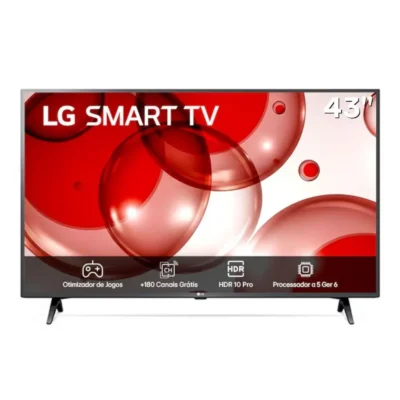 Smart TV 43" Full HD LCD LG 43LR6700PSA AI Processor Wi-Fi e Bluetooth 2 HDMI 1 USB