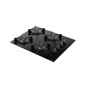 Cooktop 4 Bocas Preto com Mesa de Vidro Atlas U Top Bivolt - Imagem 2