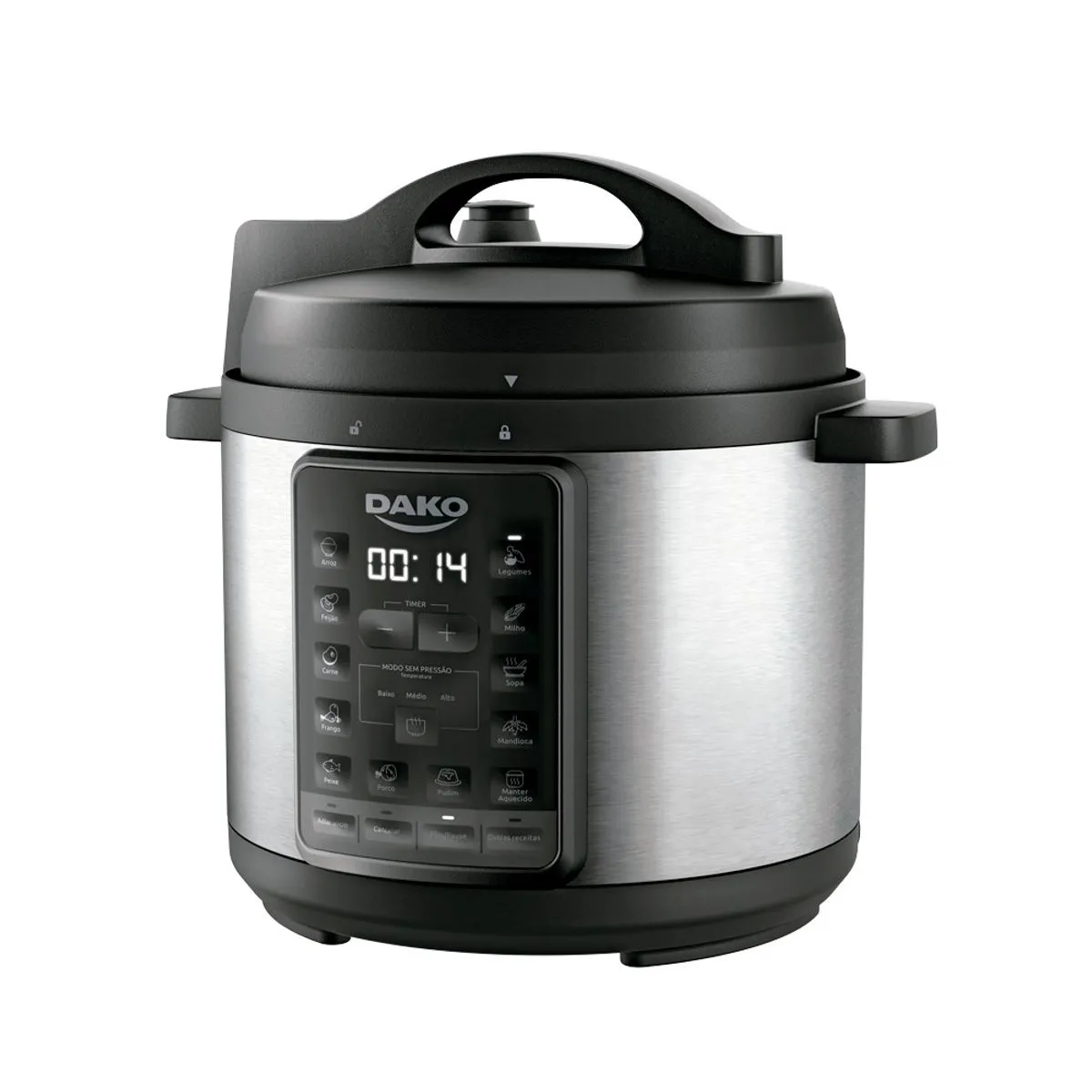 7532b7c2f4256ee43a345d0a4742369e.webp Panela De Pressão Elétrica Dako 1000w 6L Multifunções - Imagem 1