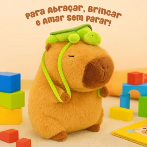 Pelúcia Capivara Criativo Confortável Seguro Alta Qualidade - Imagem 4
