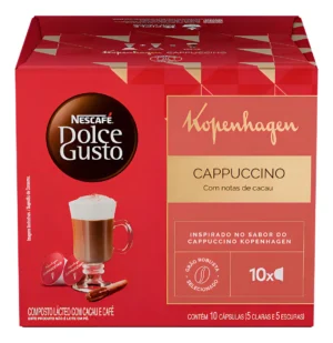 Capsulas Nescafé Dolce Gusto Kopenhagen Cappuccino 10 Cápsulas