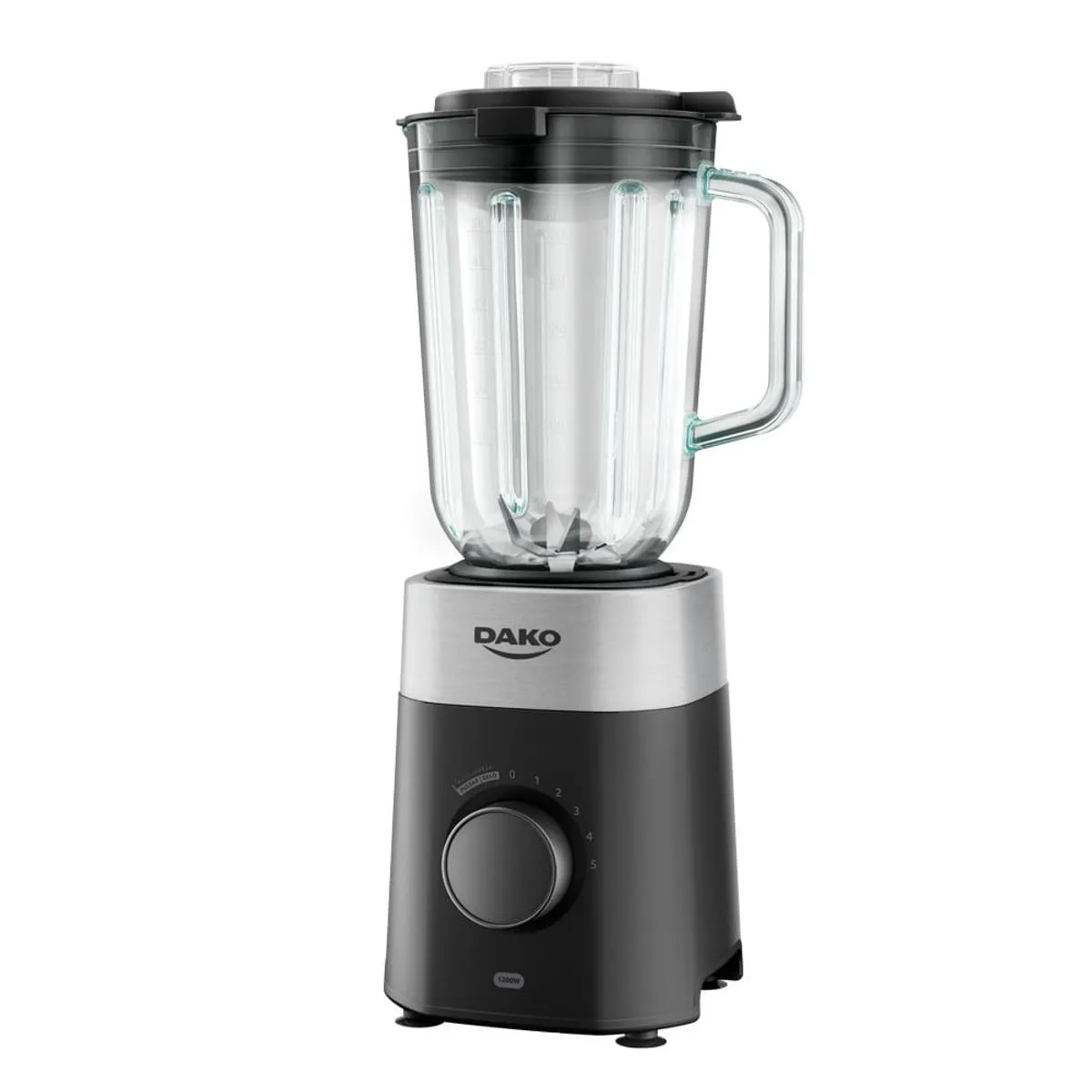 d3be61b0b3ea0877a3decd46dc35f673.webp Liquidificador Dako 1200w 2 Litros Com Jarra De Vidro Cor Inox 220V - Imagem 1