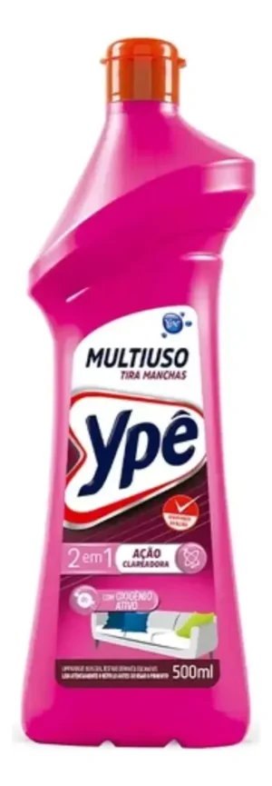 Limpador Multiuso Tira Manchas Ypê 500ml 2 Em 1 Clareadora