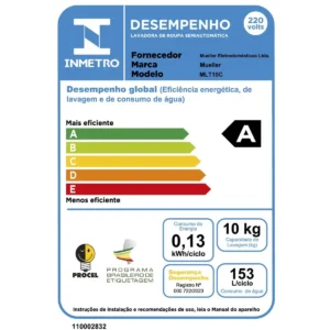 Tanquinho de lavar roupa Mueller 10 kg com superesfregador MLT10C 220 V 60 HZ - Imagem 8