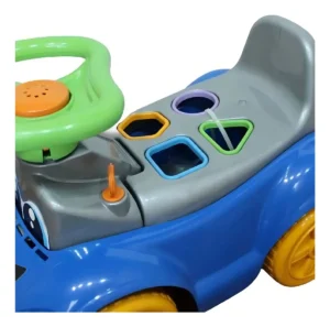 Totokinha Infantil Azul com blocos de encaixar - Imagem 2