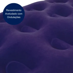 Colchão Inflável Casal Com Inflador Acoplado Camping Mor - Imagem 4
