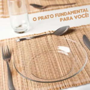 Prato Liso Fundo Transparente - Imagem 3