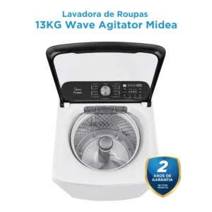 Máquina de Lavar Roupas 13kg Midea MA512W130A/WK-05 220V - Imagem 5