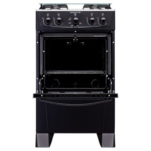 Fogão 4 Bocas Atlas Coliseum Plus com Mesa de Inox e Acendimento Manual Preto - Imagem 3