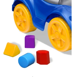 Totokinha Infantil Azul com blocos de encaixar - Imagem 3