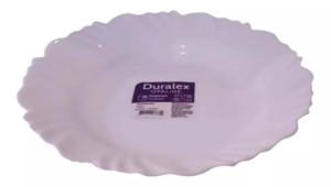 Prato Fundo Petala Vidro Branco Duralex Nadir - Imagem 3