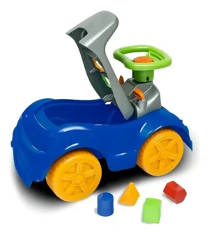 Totokinha Infantil Azul com blocos de encaixar - Imagem 5