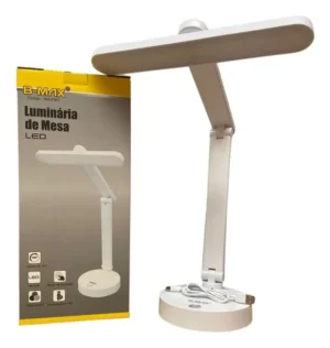 Luminária de Mesa LED Articulável USB com 3 Níveis de Luz - Imagem 2