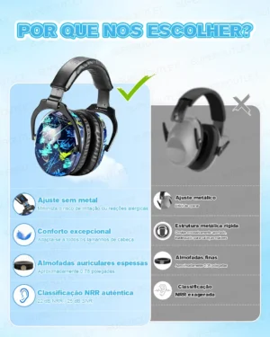 Protetor Auricular Abafador de Ruído Infantil - Imagem 2