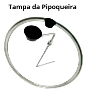 Pipoqueira Tampa De Vidro Antiaderente - Imagem 3