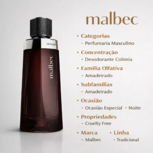 Malbec Desodorante Colônia V6 100ml - Imagem 3
