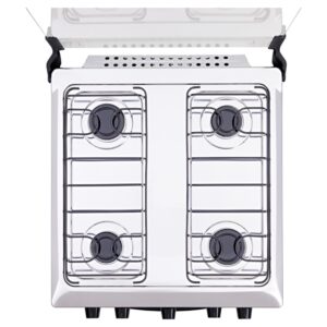 Fogão 4 Bocas Atlas Coliseum Plus com Mesa de Inox e Acendimento Manual Preto - Imagem 6