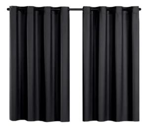 Cortina Blackout De Pvc 2,20m X 1,30m Preto