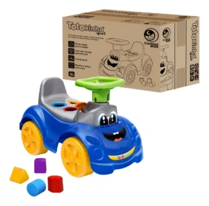 Totokinha Infantil Azul com blocos de encaixar - Imagem 4