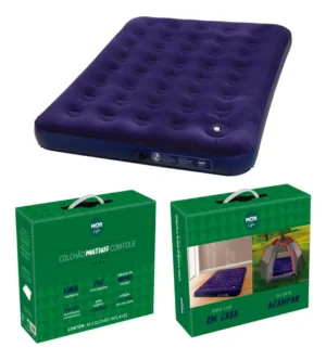 Colchão Inflável Casal Com Inflador Acoplado Camping Mor - Imagem 6